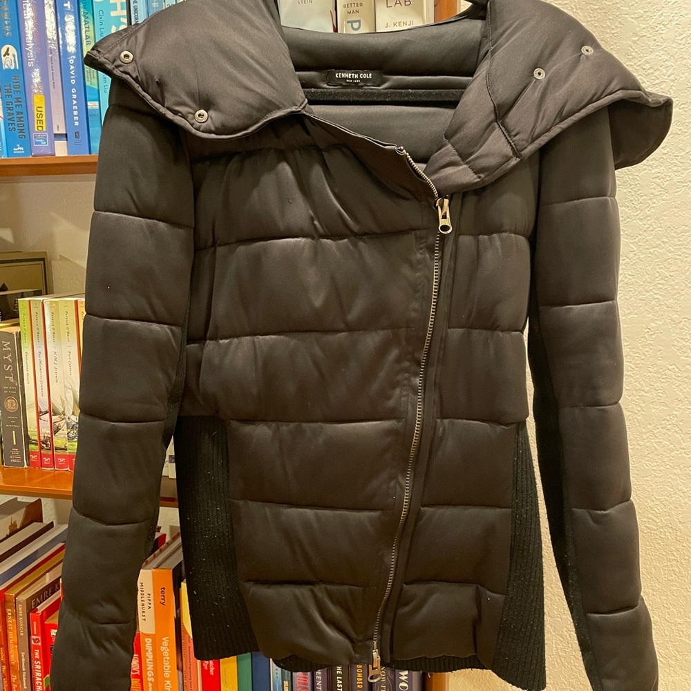 Kenneth Cole Black Coat Size S